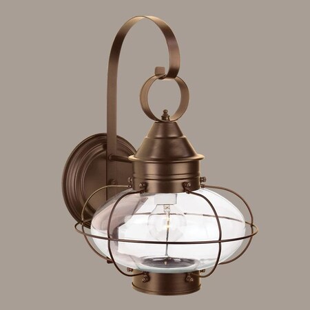 Norwell Cottage Onion Large Wall Light 1324-BR-CL